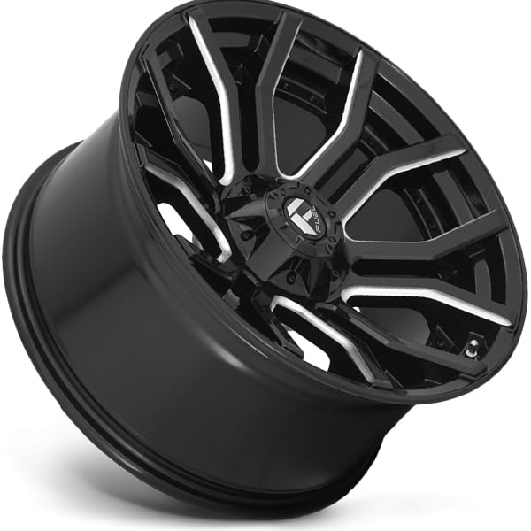 D711 RAGE FUEL OFF-ROAD 20X10, 6X135/5.5, 4.79, -18mm GLOSS BLACK MILLED - D71120009847