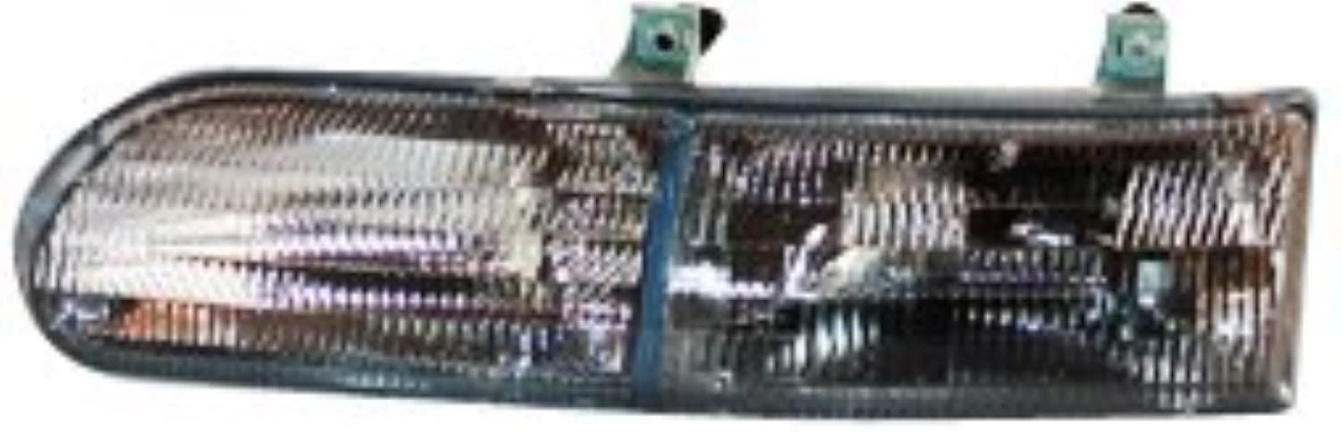 Left TYC Headlight Assembly Compatible with 1992-1993 Ford Taurus