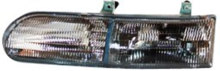 Left TYC Headlight Assembly Compatible with 1992-1993 Ford Taurus