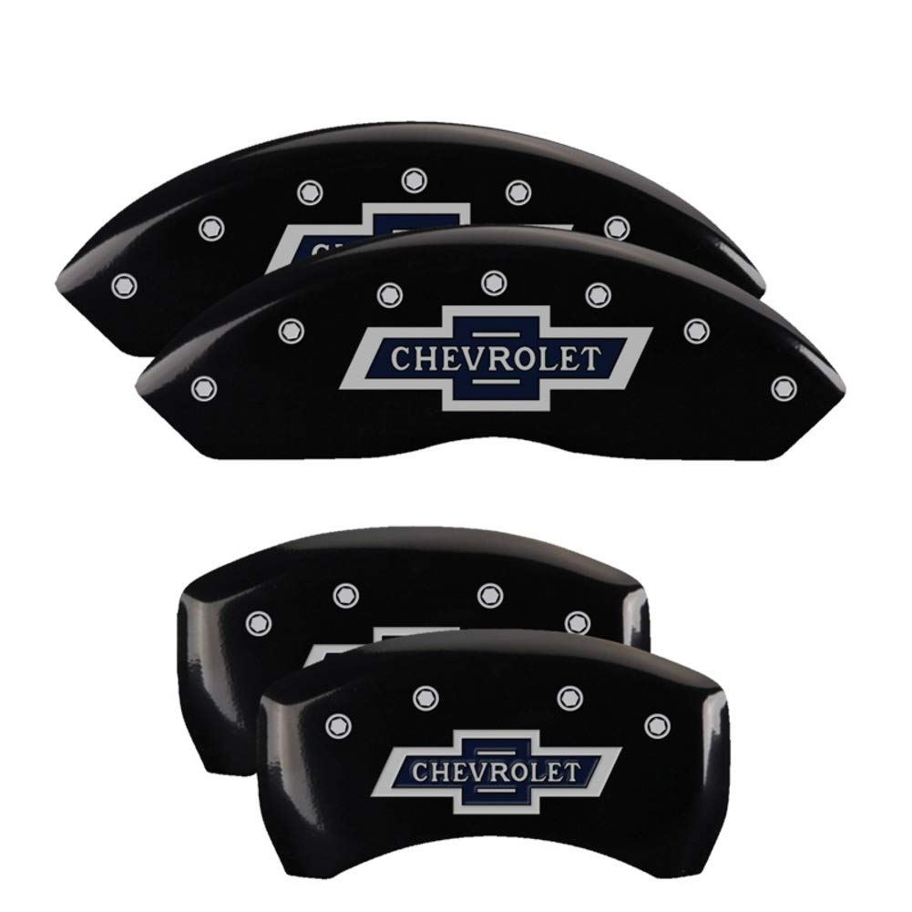 Caliper Covers MGP 14247SBANBK Black Cover, Set of 4
