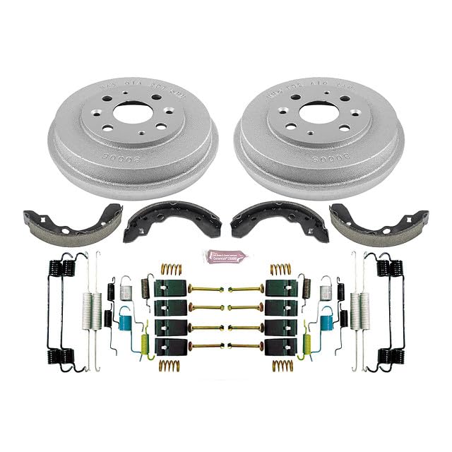 Power Stop KOE15324DK Rear Replacement Brake Kit-OE Brake Drums & Ceramic Brake Pads