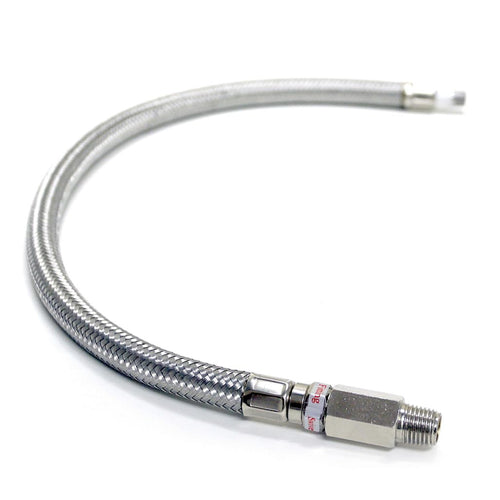 Kleinn 30202 Air Horns Steel Braided Leader Hose with Check Valve