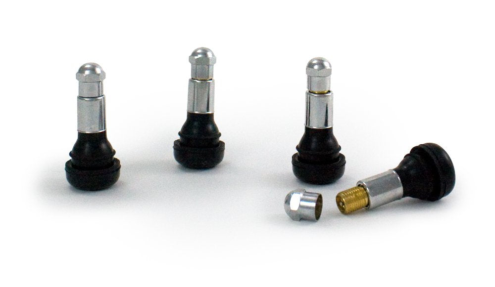 Valve Stem Gorilla Snap-In Chrome Sleeve - Pack of 4