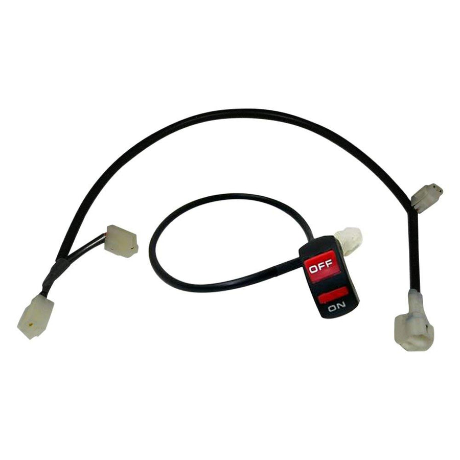 Lower Wiring Harness Baja Designs Headlight for Suzuki RMZ250, RMZ450 Motorcycle; Includes On/Off Handlebar Switch