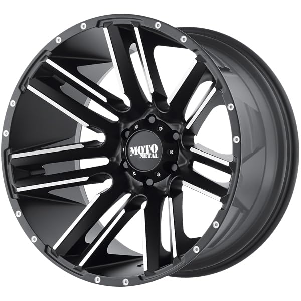 18X9 Moto Metal 6X135 5.71 18mm SATIN BLACK MACHINED - MO97889063518