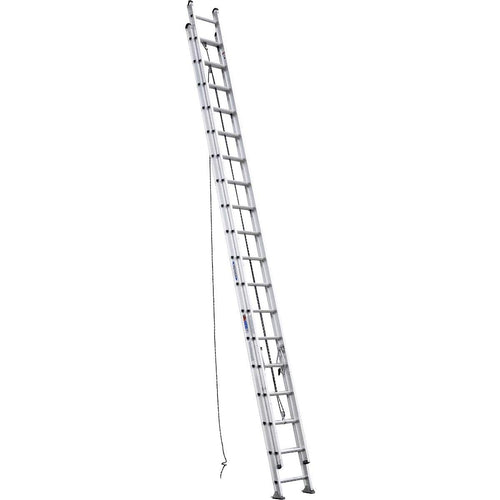 D536-2 Werner 300-Pound Duty Rating Aluminum Flat Rung Extension Ladder, 36-Foot