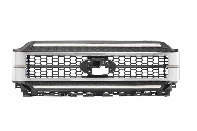 Ford F-150 21+ Morimoto XBG LED DRL Grille, Plug and Play Chrome Grille with White LED DRL (XBG23)
