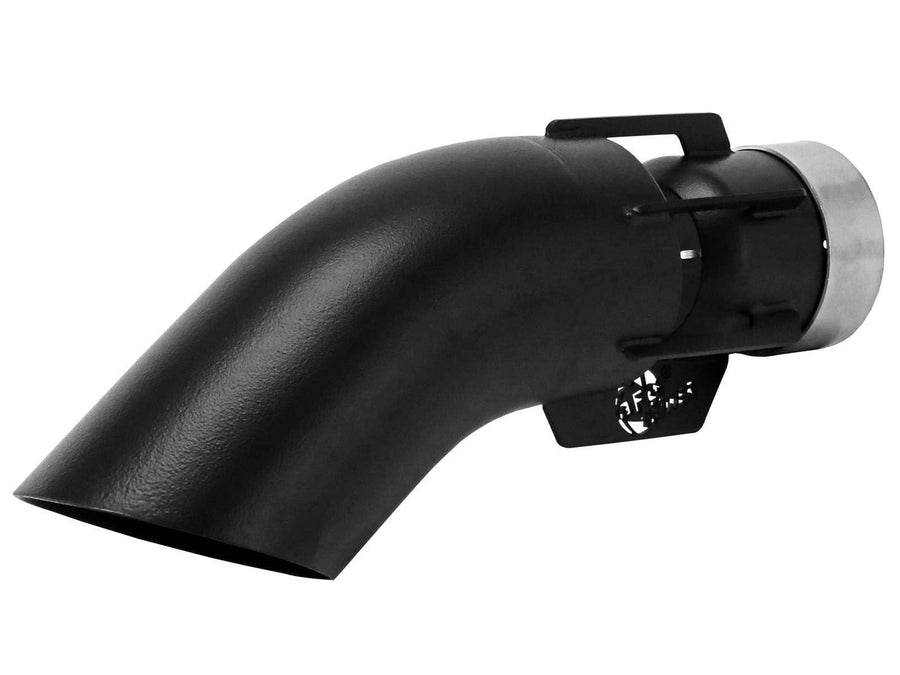 304 Stainless Steel MACH Force-Xp Clamp-on Exhaust Tip Black 3 IN Inlet x 4 IN Outlet x 15 IN L