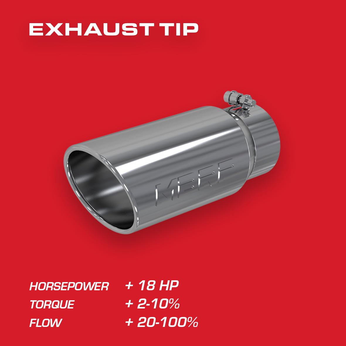 5" MBRP T5051 Angled Rolled End Exhaust Tip (T304)