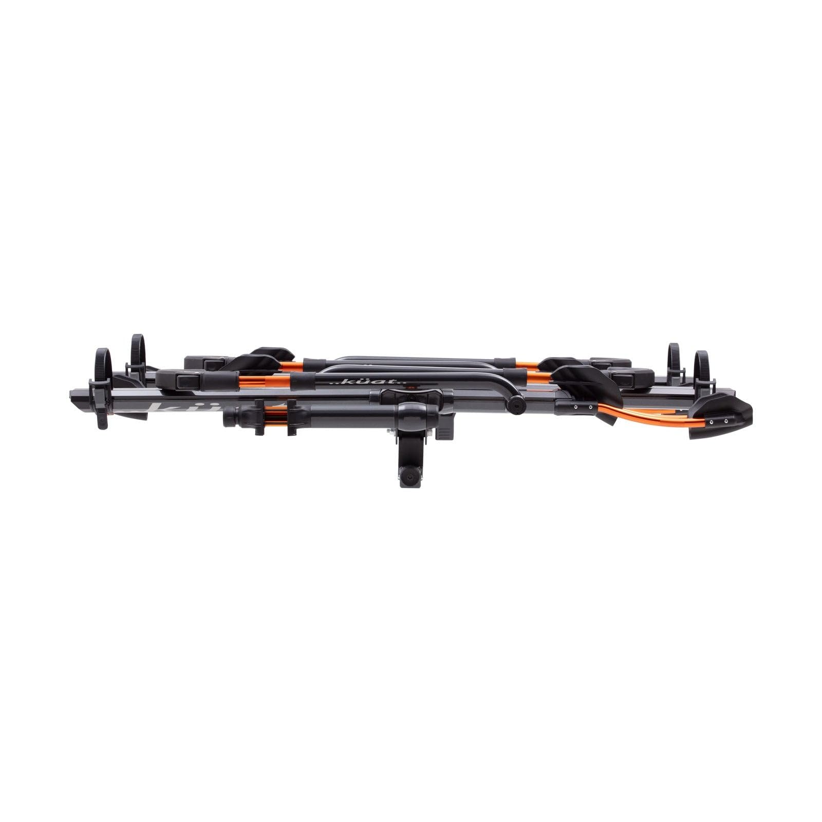KUAT NV 2.0-2" Add-On - +2-Bike Rack | Increases The 2" NV to a 4-Bike Hitch Rack | Rugged All-Metal Construction | E-Bike Compatible | Gray Metallic and Orange Anodize (NA22G)