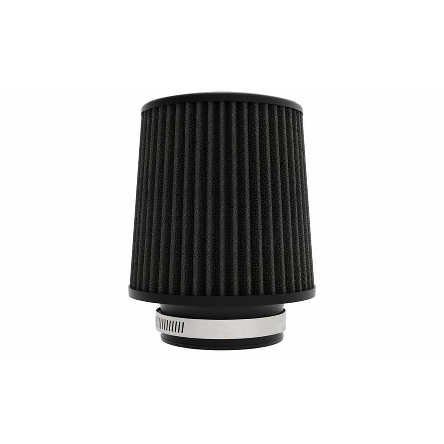 K&N Lifetime Universal Clamp-On Dryflow Air Filter: Dry Synthetic, Washable, Oil-Free: Flange Diameter: 3.5 In, Filter Height: 6 In, Flange Length: 1.5 In, Type: Dry Synthetic, RU-3110HBK