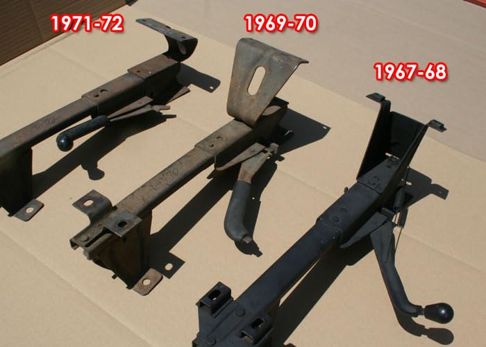 Lowered Seat Brackets-Low Hump&Factory Bench Seat Brothers Trucks LSB677271-72