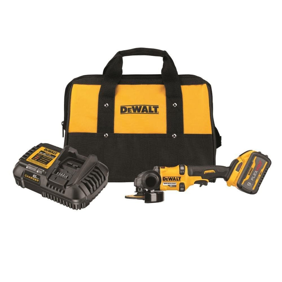 FLEXVOLT DEWALT 60V MAX* Angle Grinder with Kickback Brake Kit, 4-1/2-Inch to 6-Inch (DCG418X1)