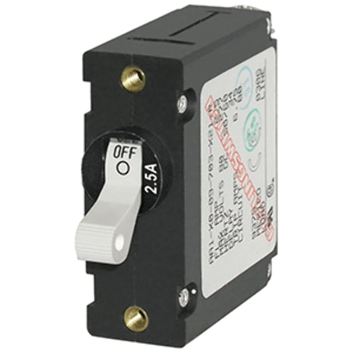 A-Series Blue Sea Systems Toggle Circuit Breaker - Single Pole,Beige