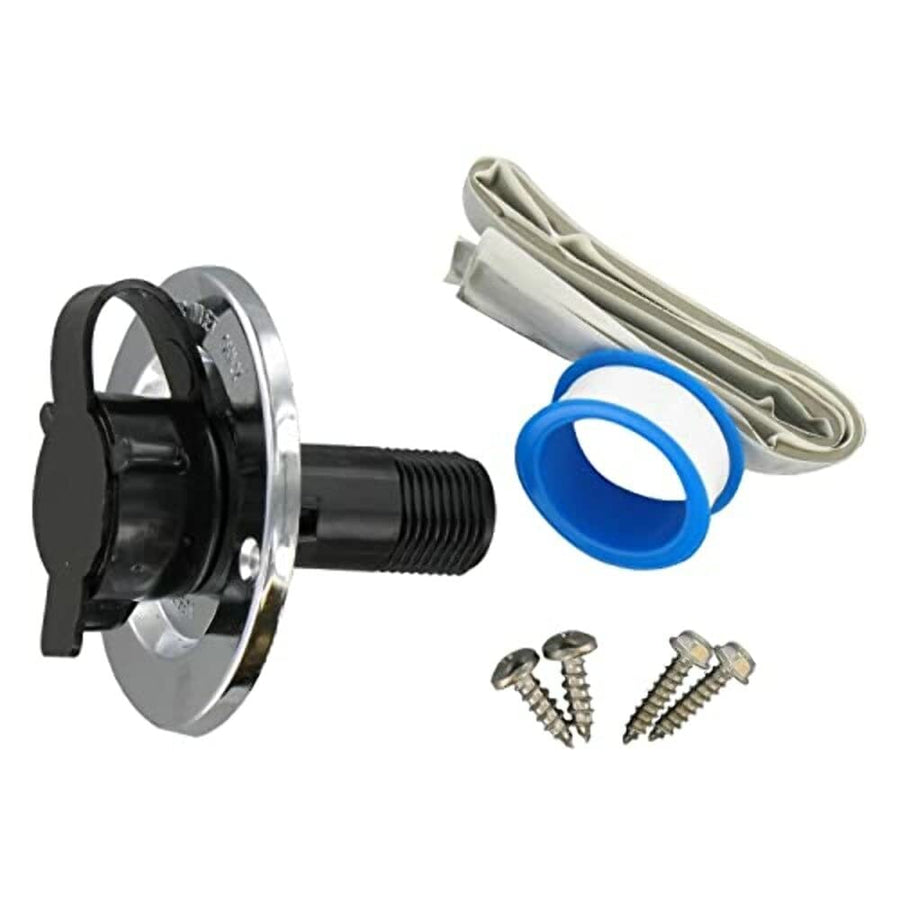 A010165VP Valterra Llc 2 3/4_ Water Inlet Mpt Wh