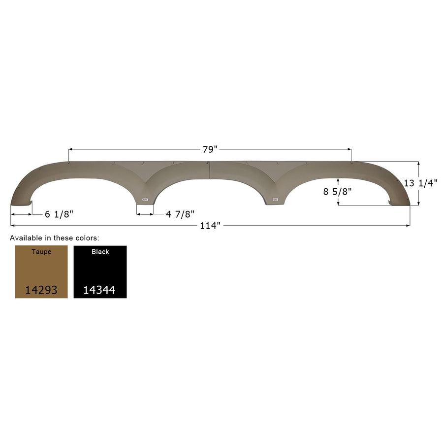 Fender Skirt ICON, Triple, Keystone, FS4293, Taupe