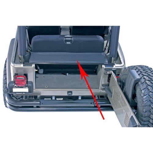 13550.01 | Omix-Ada | Tailgate Bar, Factory Replacement | OE Reference: 77015 | Fits 1987-2006 Jeep Wrangler YJ / TJ / LJ