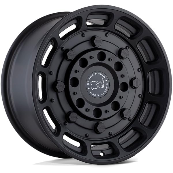 Black Rhino WARTHOG Hard Alloys 17X8.5 6X5.5 4.04-18mm MATTE BLACK - 1785WHG-86140M12