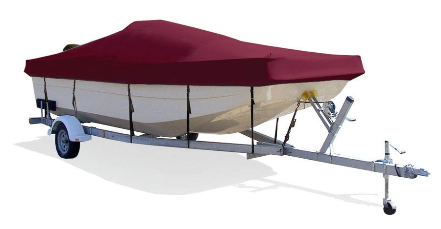 Trailerite Taylor Made Products Semi-Custom Boat Cover for Center Console Bay Style Boat with Outboard Motor - Includes Motor Hood, Multiple Sizes and Colors