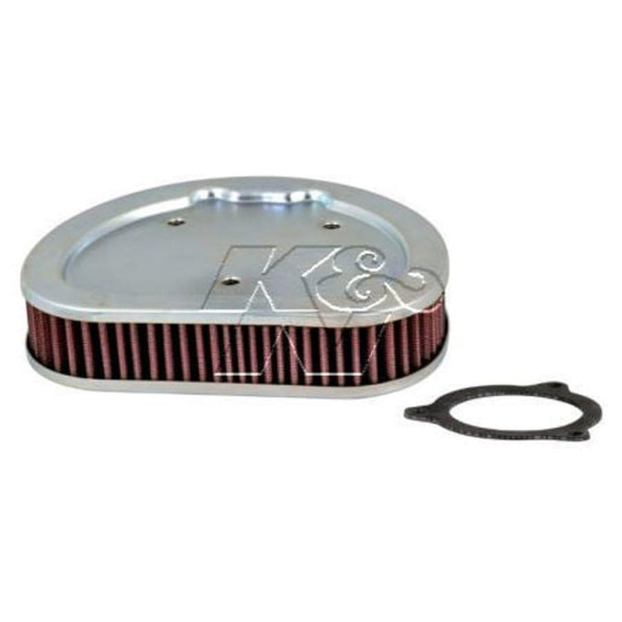 K&N Engine Air Filter: Powersport High Performance Air Filter: Fits 2008-2014 HARLEY DAVIDSON(FLTRX Road Glide Custom, FLHR Road King, FLHRC, FLHTC Electra Glide, and other select models) HD-1508