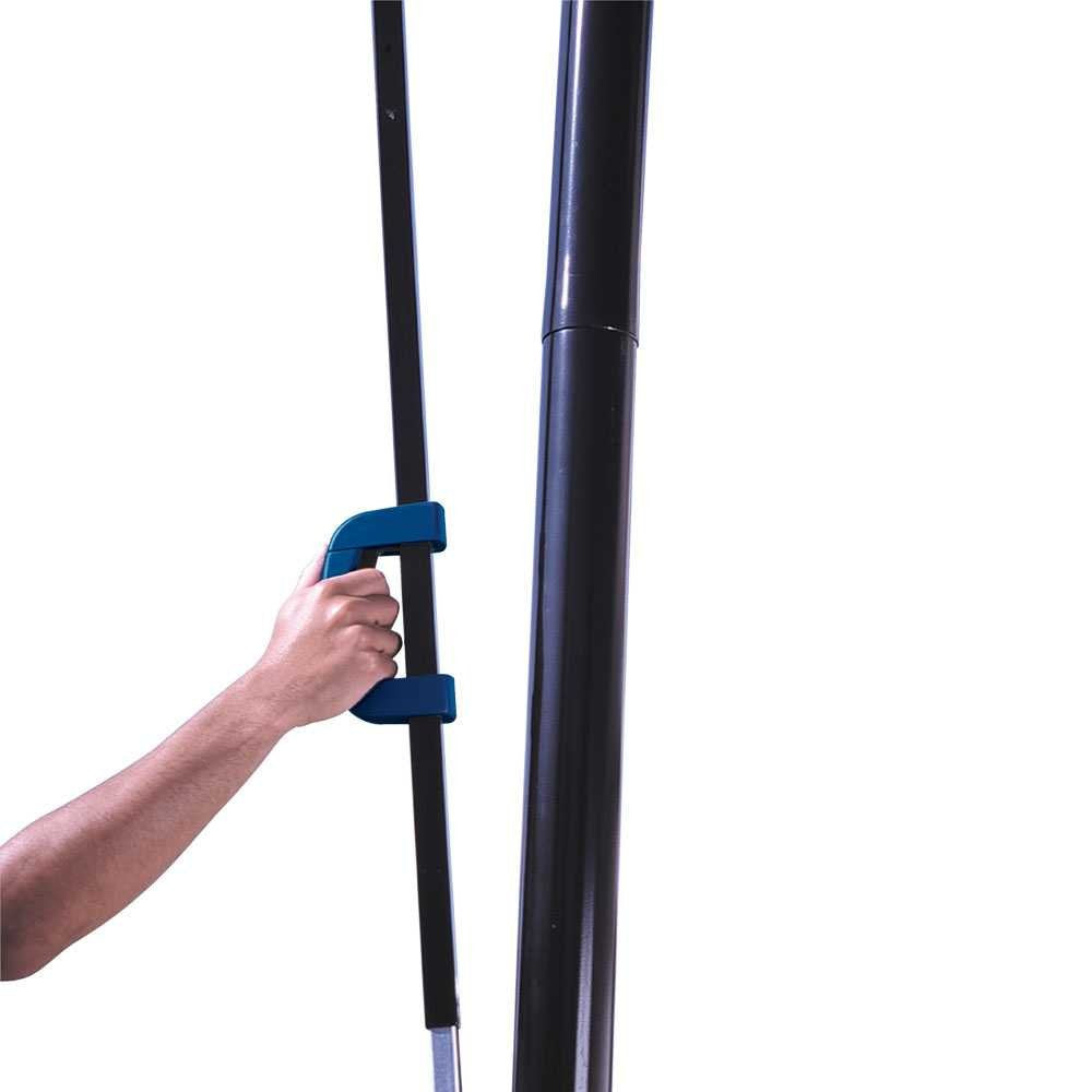 50 Inch Lifetime Portable Basketball Hoop, Shatterproof Backboard, Blue/Black