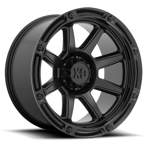 Xd863 Satin Black Wheel XD Wheels with Alloy Steel (20 x 9. inches /8 x 125 mm, 18 mm Offset)