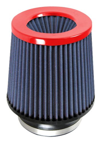 8ply S&B Power Stack Air Filter - Red Metal Cap, 6.00" Inlet, 6.00" Length, Blue Element