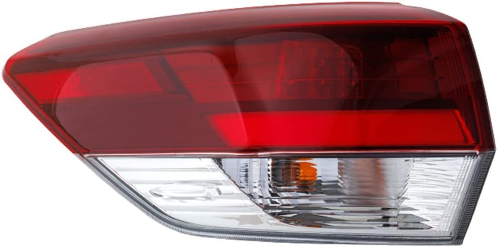 Left TYC Tail Light Assembly Compatible with 2019-2019 Toyota Highlander