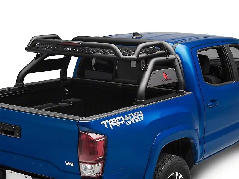 Atlas Black Horse Roll Bar Compatible with 2015-2023 Toyota Tacoma-ATRB-TOTAB