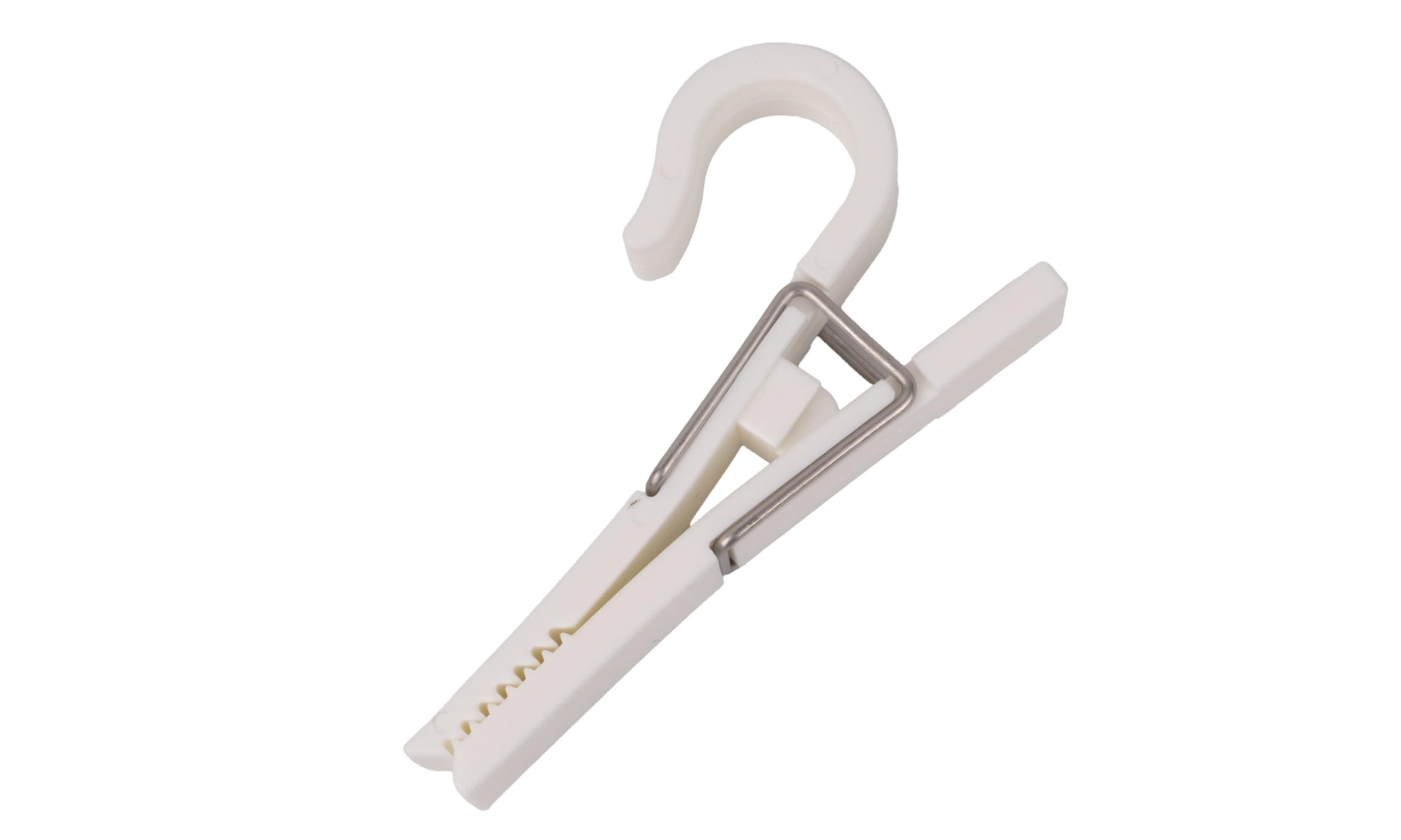 Aqua Utility Clip T-H Marine – Boat Accessory Clip for Holding Tools, Ropes, Hoses & Gear – Strong Grip, Corrosion-Resistant – 2 Pack, White