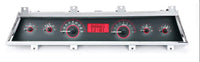 Dakota Digital VHX-66C-CVL-C-R Analog Gauge System Compatible with 1966-67 Chevy Chevelle El Camino Carbon Fiber Red Backlighting