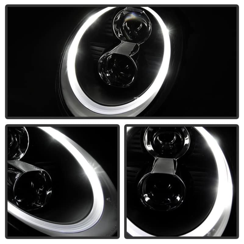 Porsche 911 LED Halo Projector Headlight Spyder Auto PRO-YD-P99705-DRL-BK