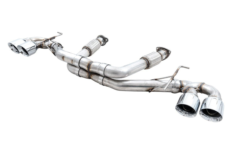 AWE Tuning Cat-Back Track Exhaust, Chrome Tips for 2020-2023 Corvette
