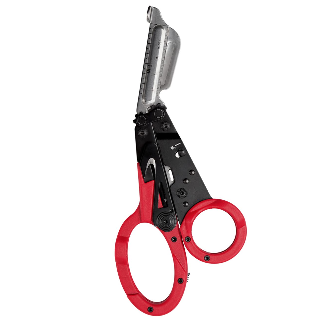 SOG ParaShears Stainless Steel Lightweight Multi-Tool, 11 Tools Compound Leverage Technology, Red