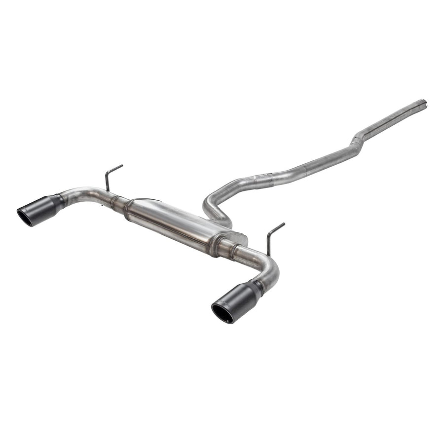 Flowmaster FlowFX 717810 Cat-Back Exhaust Kit 2.5 Inch Stainless Steel 3.5 Inch Black Ceramic Tips Dual Rear Outlet Compatible with 2014-2022 Jeep Cherokee 3.2L V6