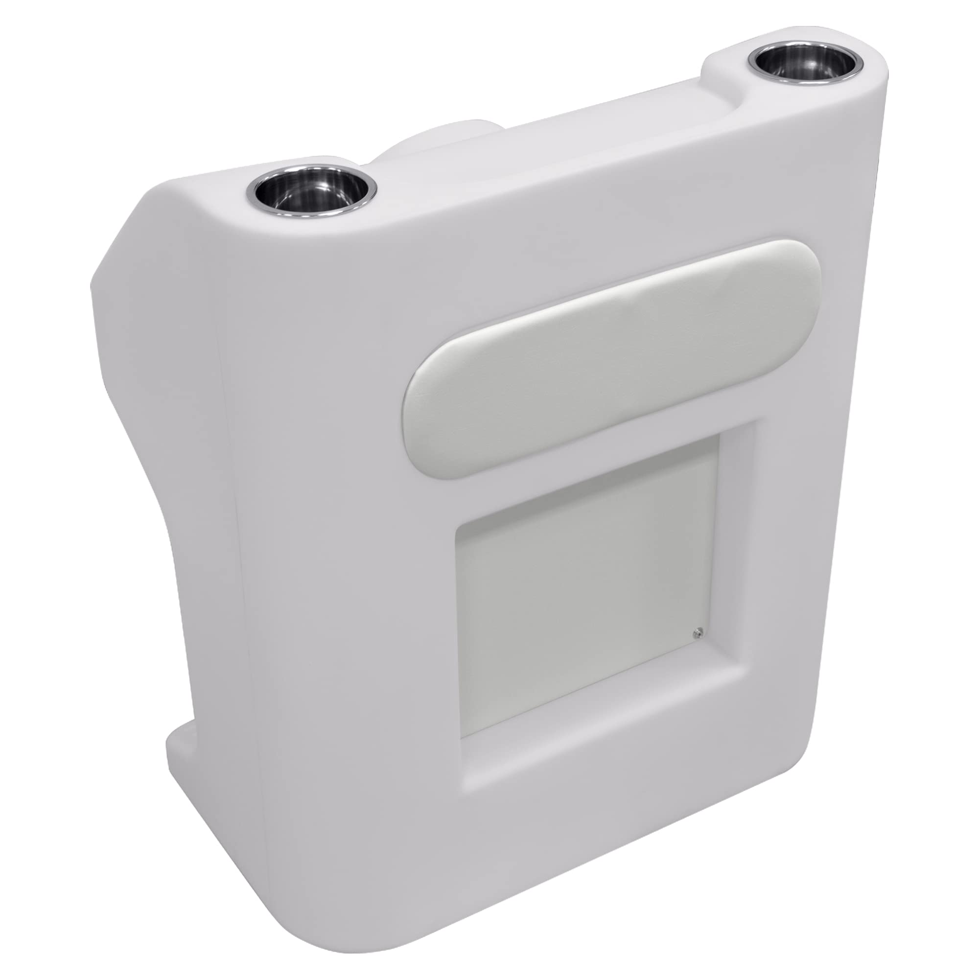 8WD1168-204 Wise Deluxe Series Pontoon Steering Console, White