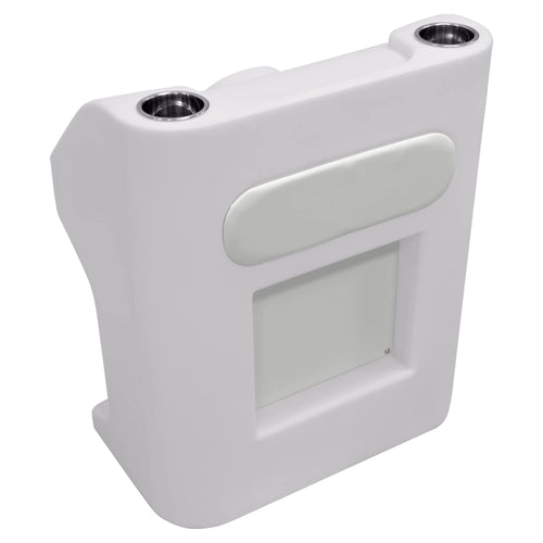 8WD1168-204 Wise Deluxe Series Pontoon Steering Console, White