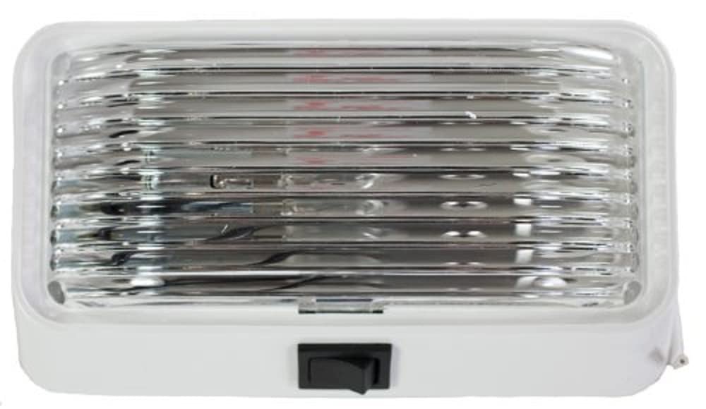 Bright White Arcon 20673 LED Porch Light with Clear Lens