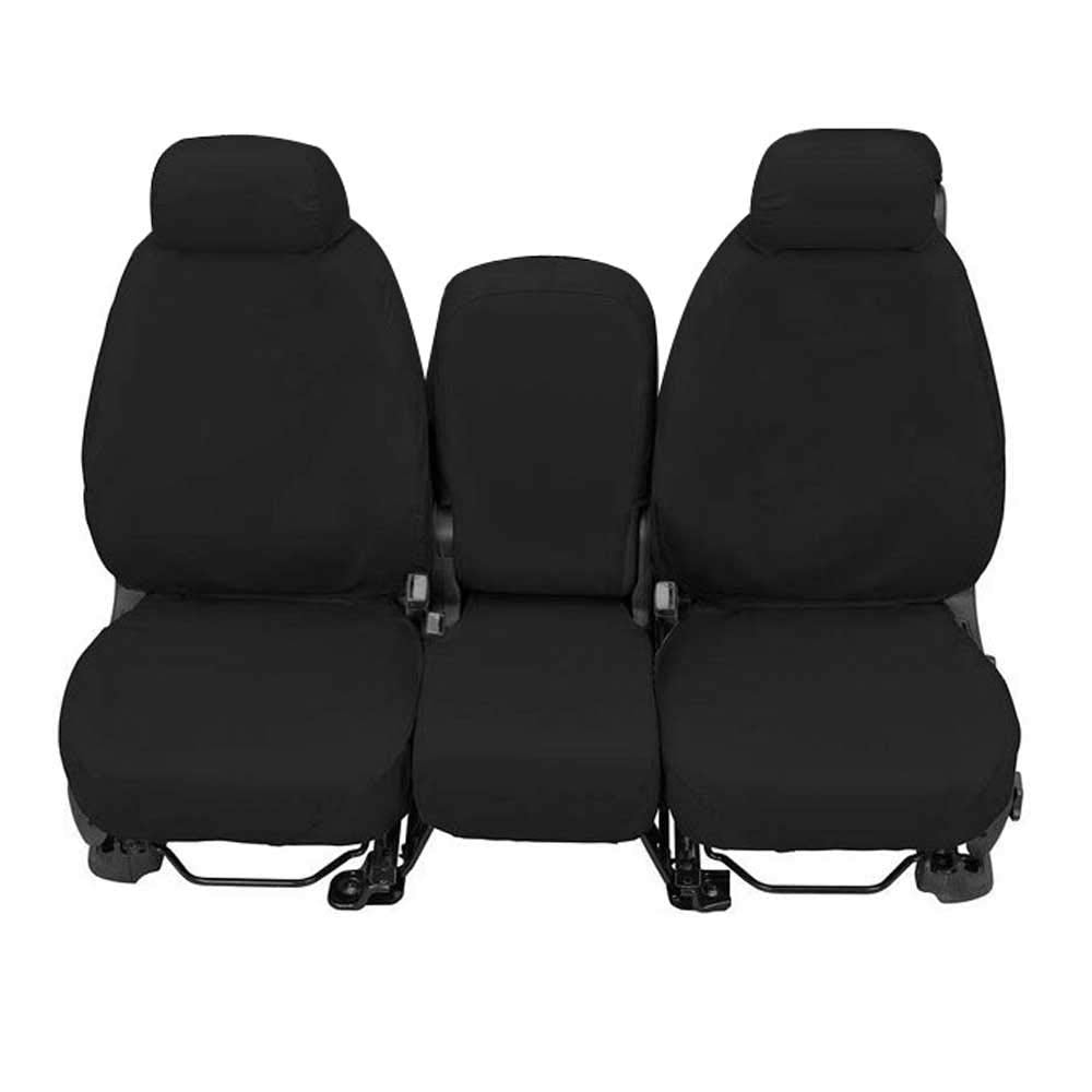 Covercraft SeatSaver Custom Fit Front Row Seat Cover for Select Jeep Grand Cherokee Laredo Models - Polycotton (Charcoal)