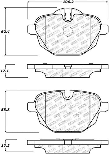 Sport Brake Pads StopTech 309.14730 with Shims and Hardware, one size