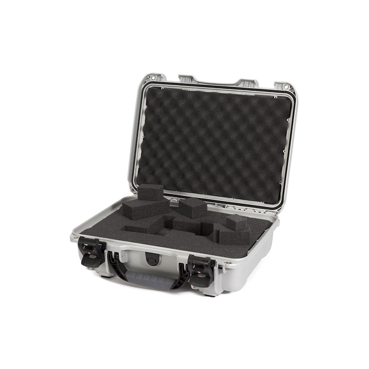 Protective Nanuk 923 Case with Cubed Foam, Silver