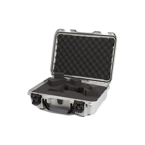 Protective Nanuk 923 Case with Cubed Foam, Silver