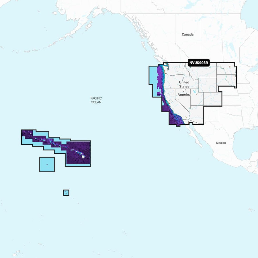 Navionics Vision+ Garmin U.S. West NVUS008R [010-C1292-00]