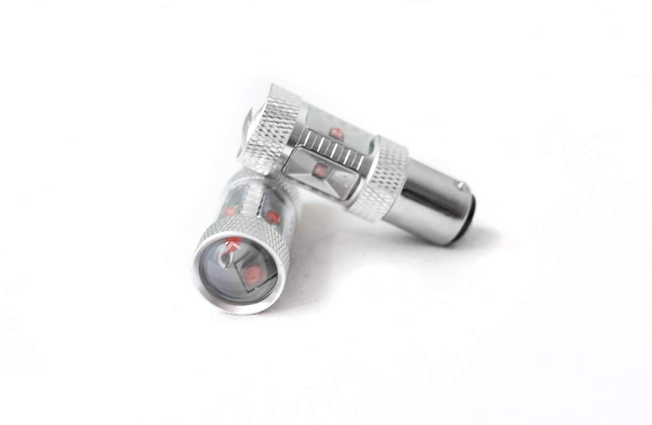RS1157HPR Race Sport - 1157 BLAST Series Hi Power 30W CREE LED Replacement Bulbs - PAIR (RED Color)
