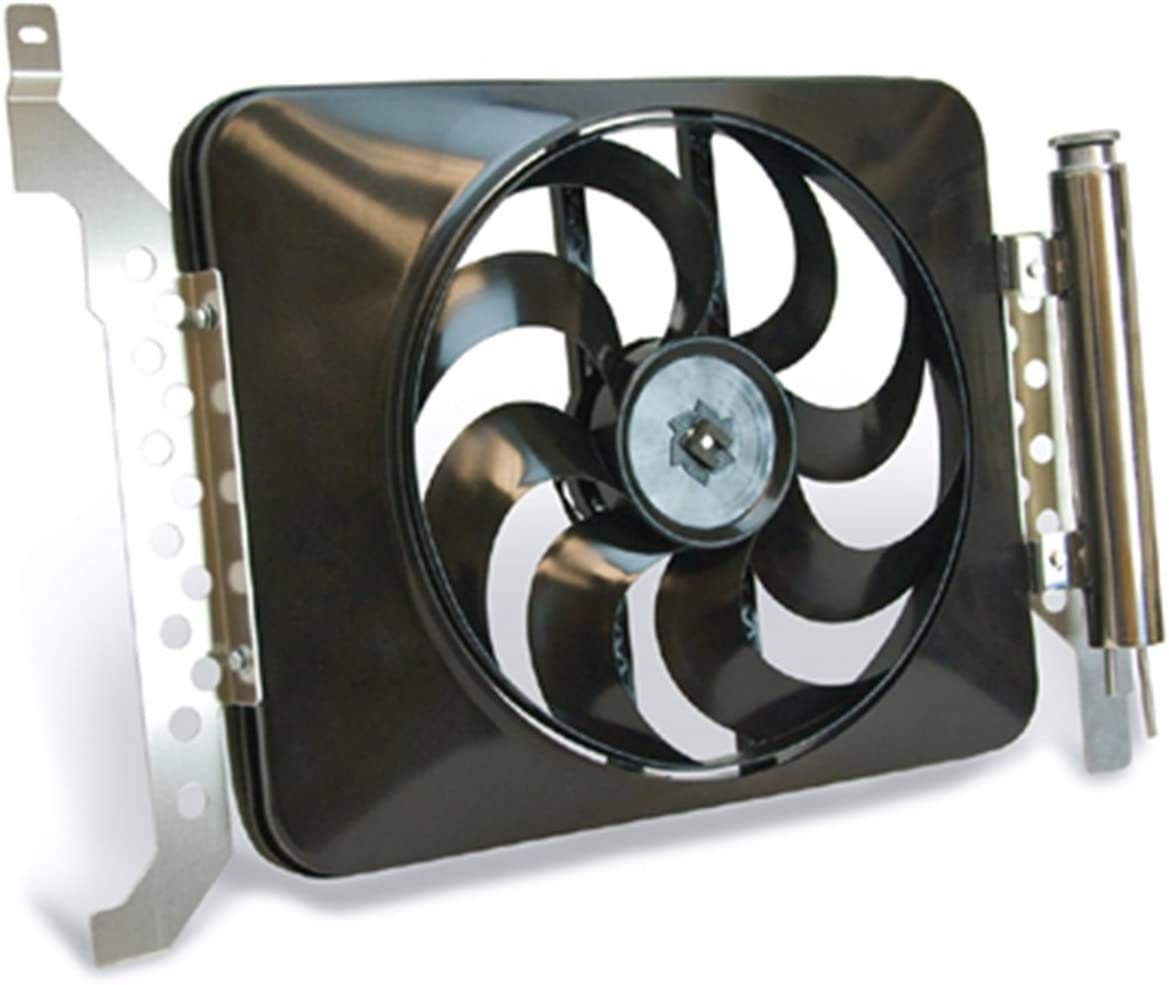 S-blade 678 Engine Cooling Fan with Controls for Toyota Tacoma 05-09 , Black