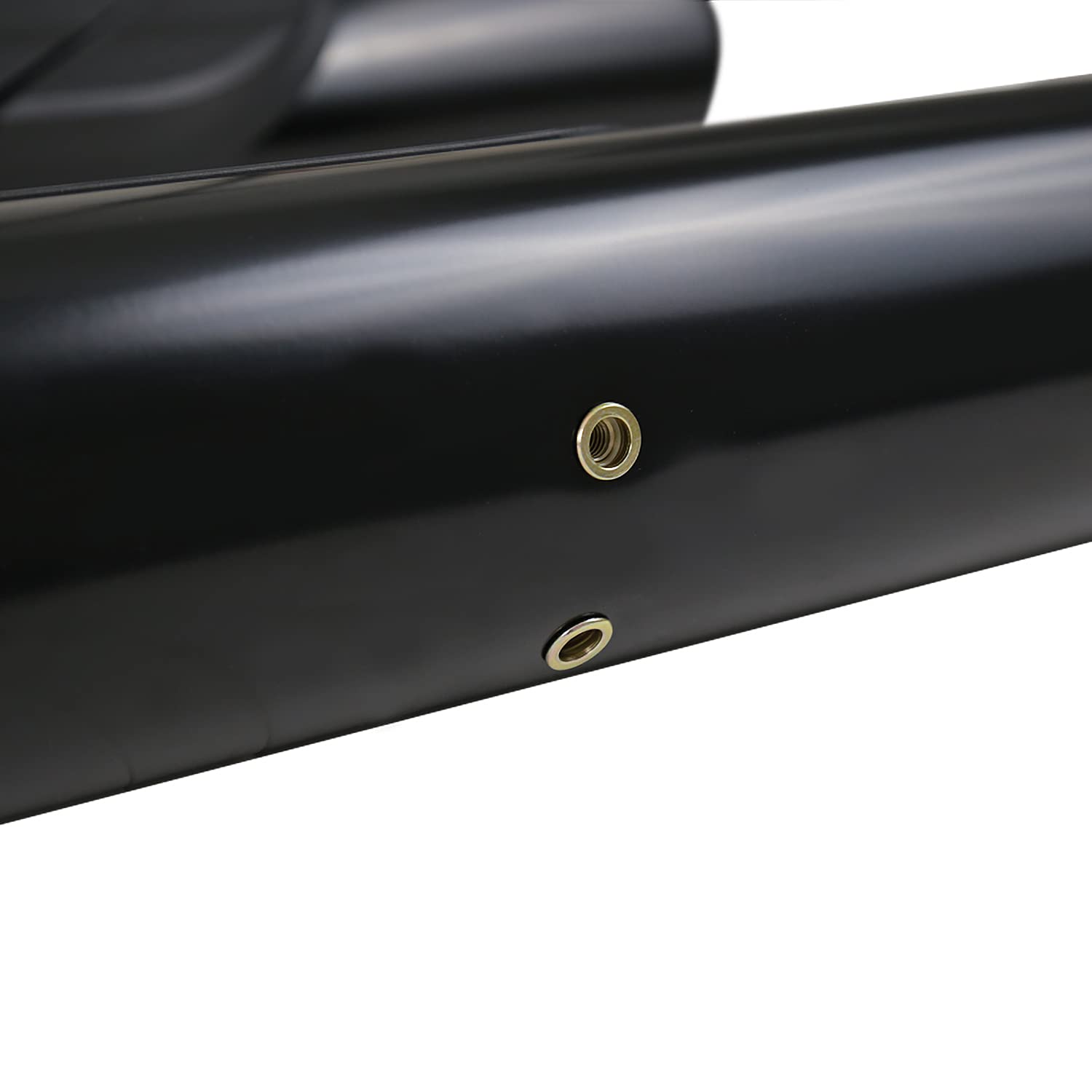 4" Black Running Boards Spec-D Tuning Side Step Bars Compatible with 2019-2021 Chevy Silverado 1500 Double Cab, 2020 Silverado 2500 3500, L+R Pair