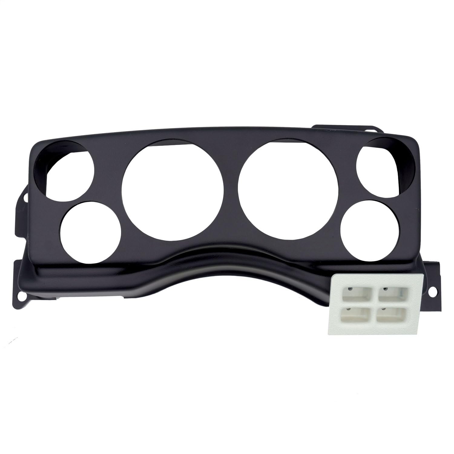 Gauge Panel Direct Fit Mustang 87-89 Black