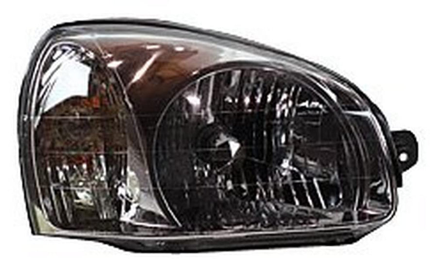 Right TYC Headlight Assembly Compatible with 2003-2006 Hyundai Santa Fe