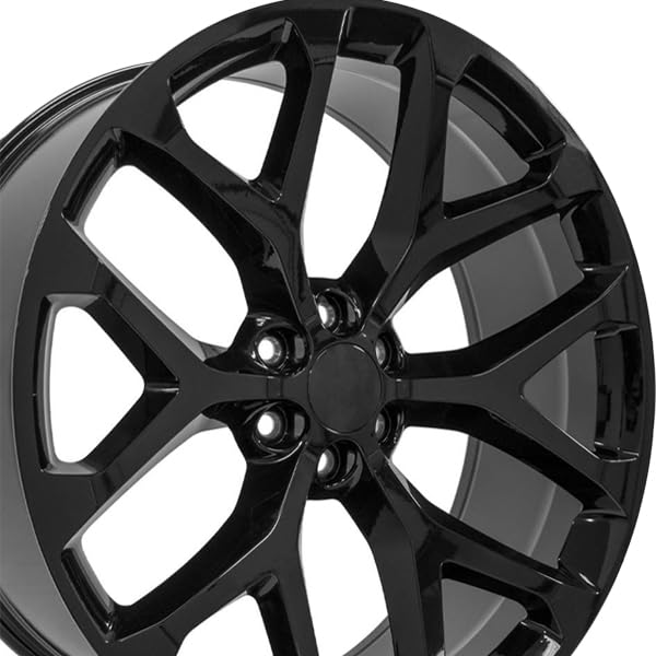 CV98B OE Wheels 20" Replica Wheel Fits Chevy Silverado CV98B Rim 20x9 Black Wheel