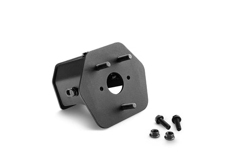 WingMate Rugged Ridge Tire Carrier Mount & Camera Relocation for Jeep Gladiator JT | Heavy Duty, Textured Black | 11540.46 | Fits 2020-2024 Jeep Gladiator JT w/Rear WingMate Bumper (Part # 11540.38)